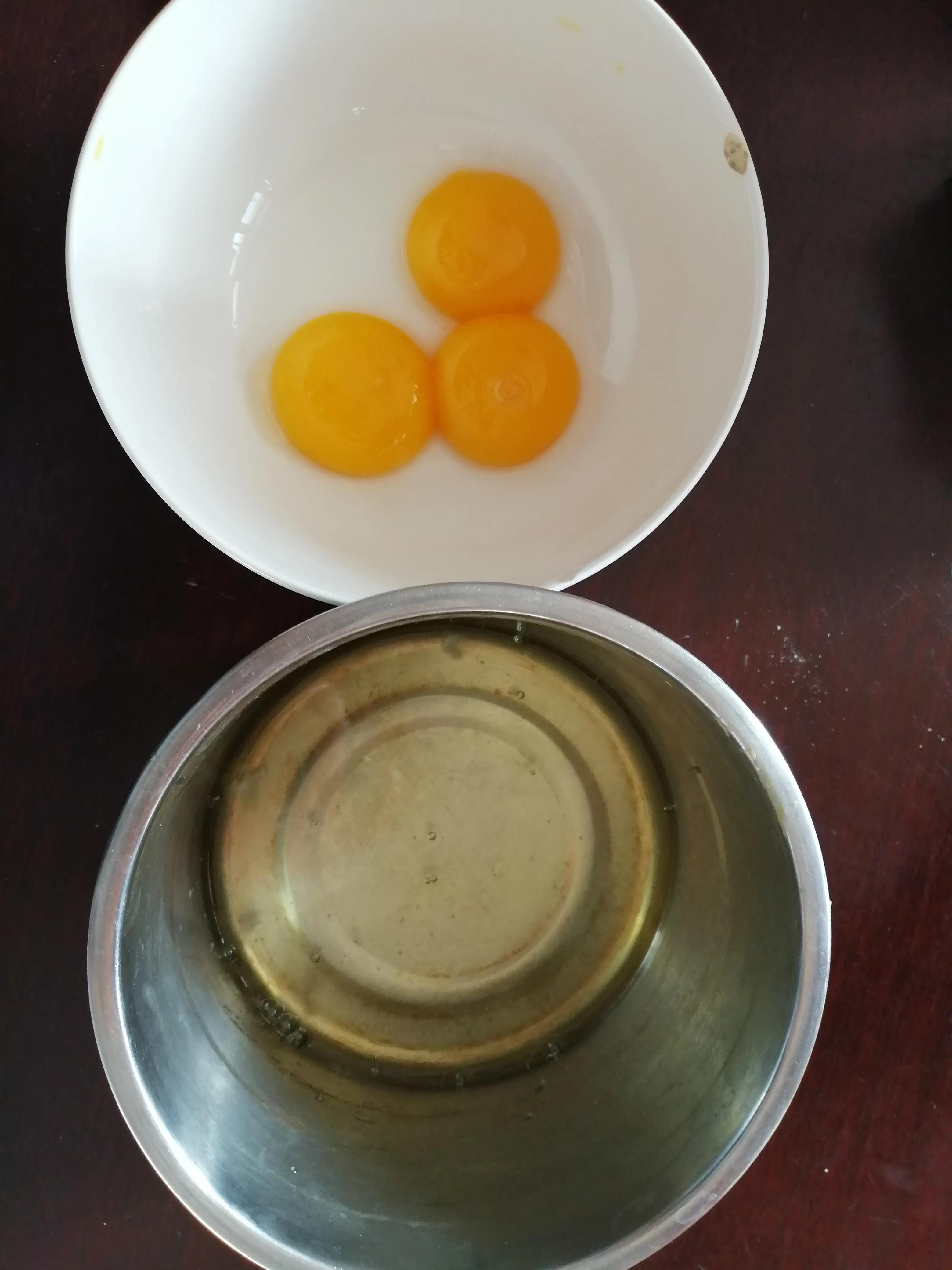 空气炸锅版六寸戚风蛋糕教程,红丝绒戚风蛋糕空气炸锅