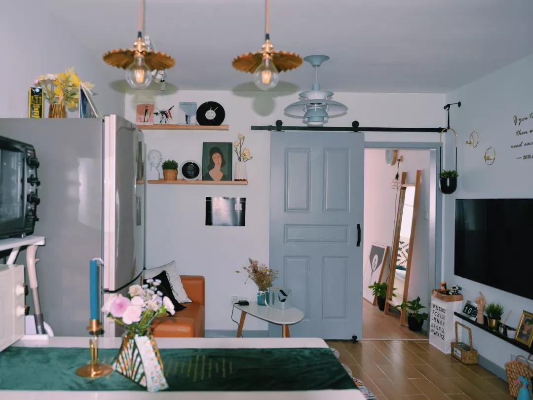 杭州女主晒38㎡小宅，干净又治愈，被邻居夸赞像样板间，太美了