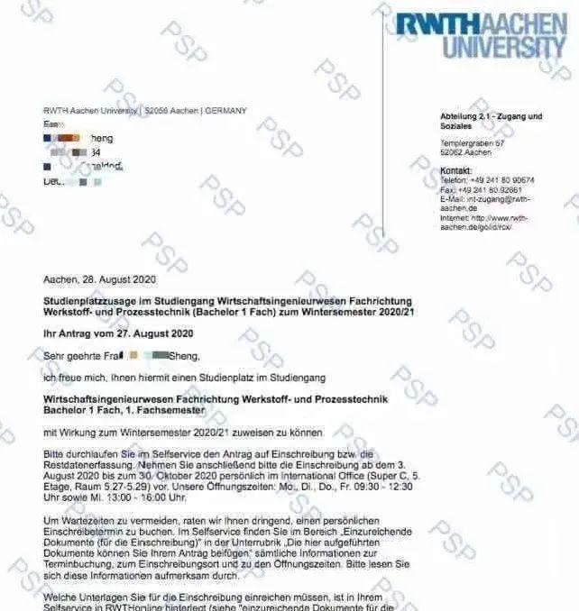 PSP成功案例|最真实的德国学习和生活状态，是这个样子的！