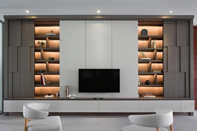 客厅背景墙柜,电视柜背景墙怎么设计好看