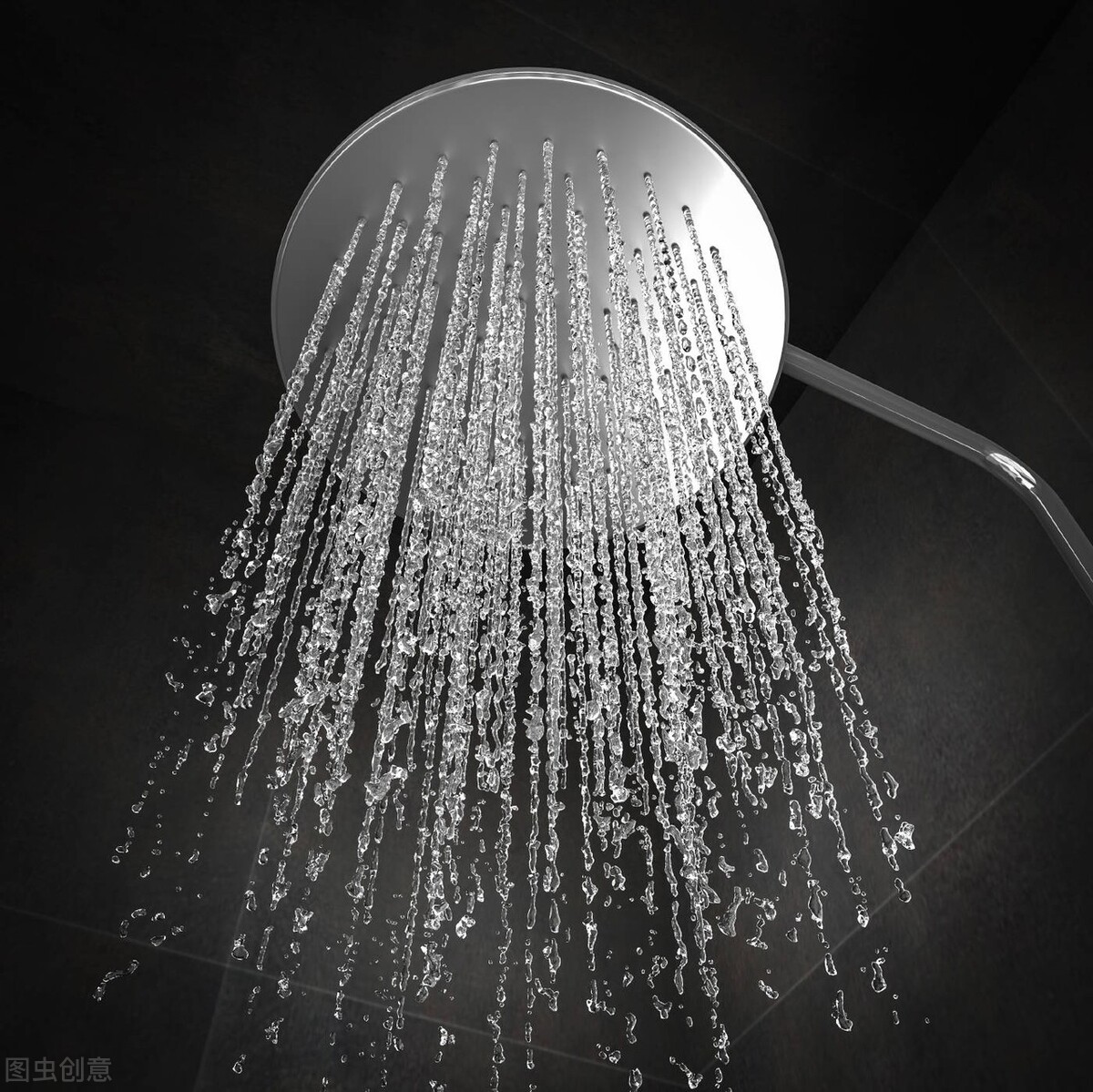 淋浴喷头用一段时间有脏东西,淋浴喷头堵了会使热水变冷吗