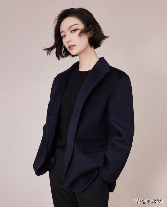 气质型倪妮短发,短发倪妮高级感