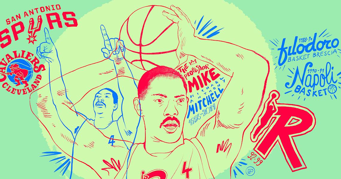 米切尔晃倒马刺10号,米切尔17赛季马刺