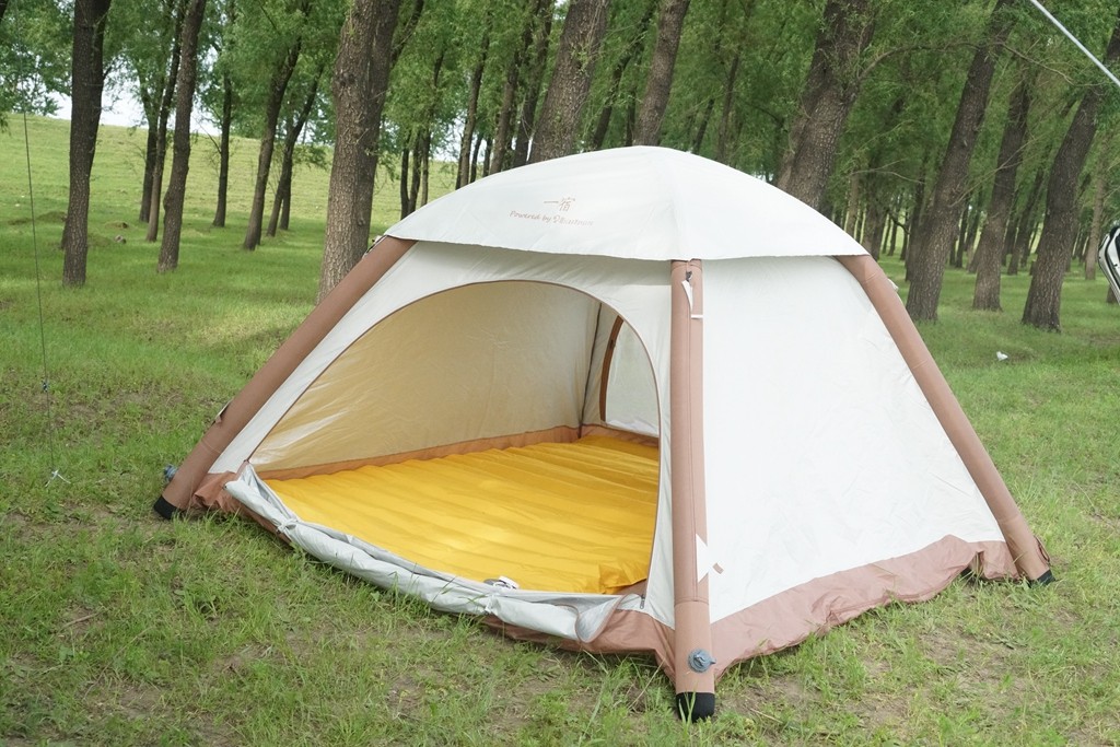 露营快速充气多功能全自动帐篷,充气帐篷户外露营2室一厅