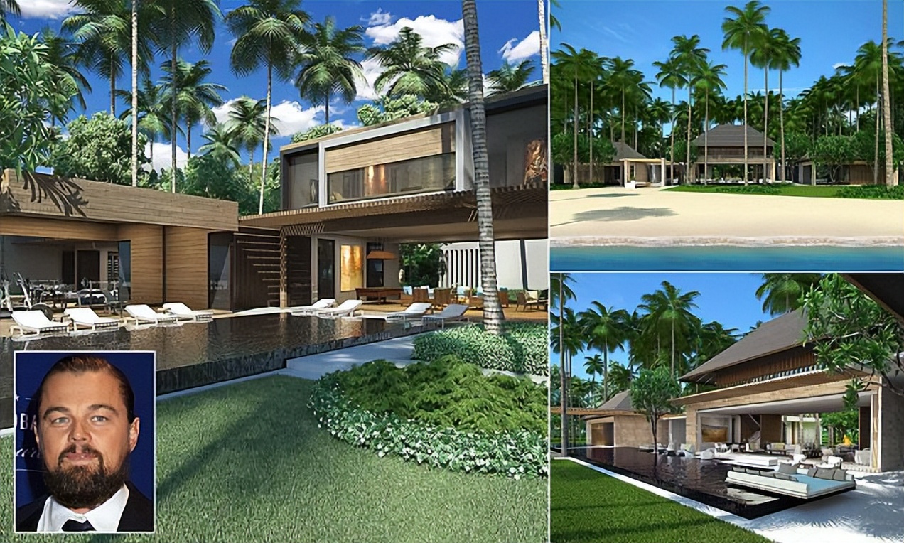 小李子办游艇派对女友庆生,小李子和朋友一起在游艇度假