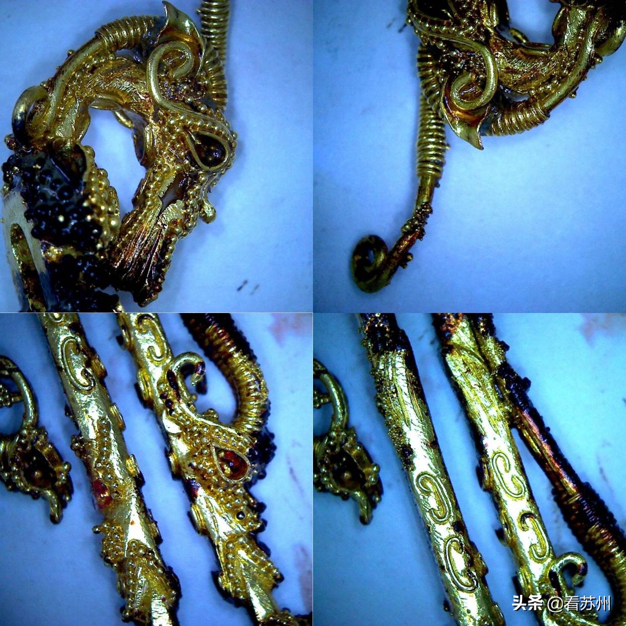 苏州博物馆西馆大乔金簪,苏州博物馆文物玉手镯