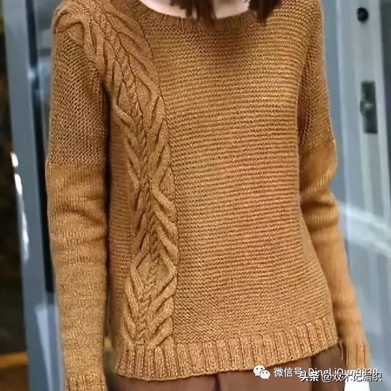 粗棒针大毛衣开衫外套图解,女士棒针开衫编织图解新款