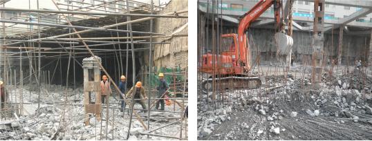 混凝土支撑梁拆除施工视频,钢筋混凝土破碎拆除方案演示