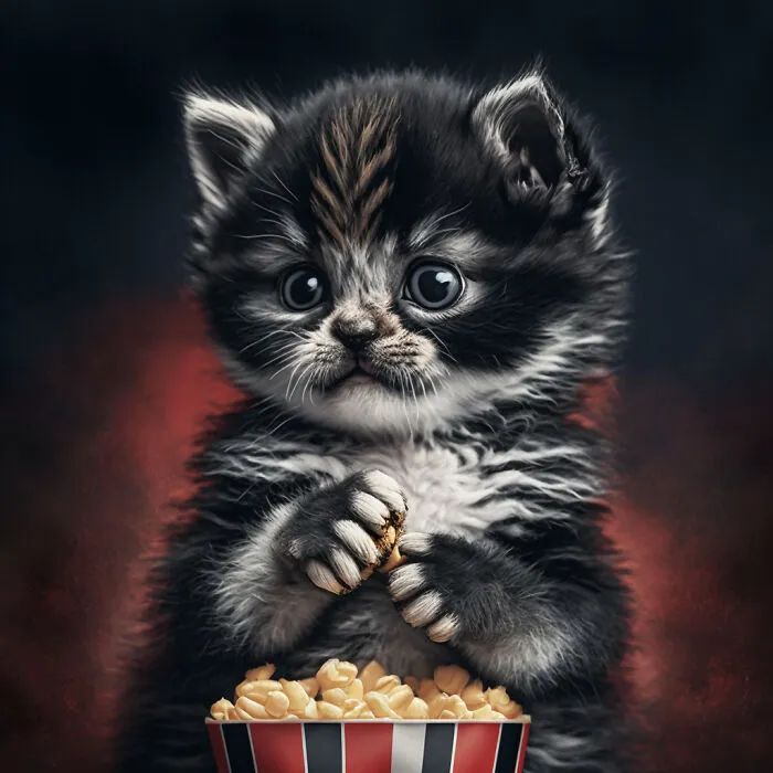 ai绘画猫咪拟人教程,ai绘画萌猫