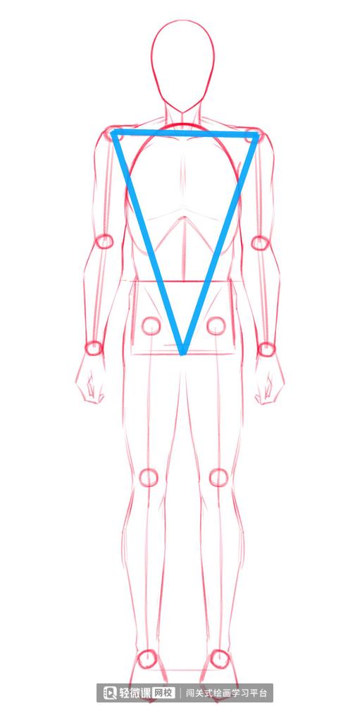 漫画人体结构怎么画好看,动漫人体怎么画简单零基础