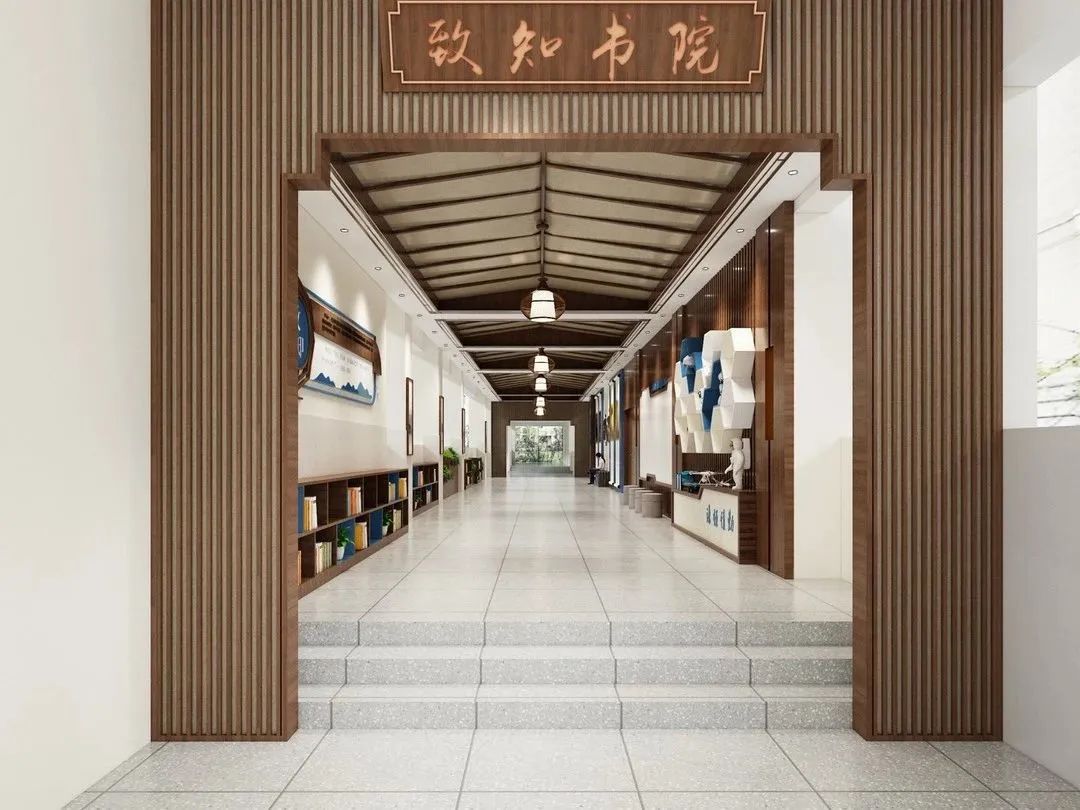 书香校园走廊文化墙,阅读走廊创意设计