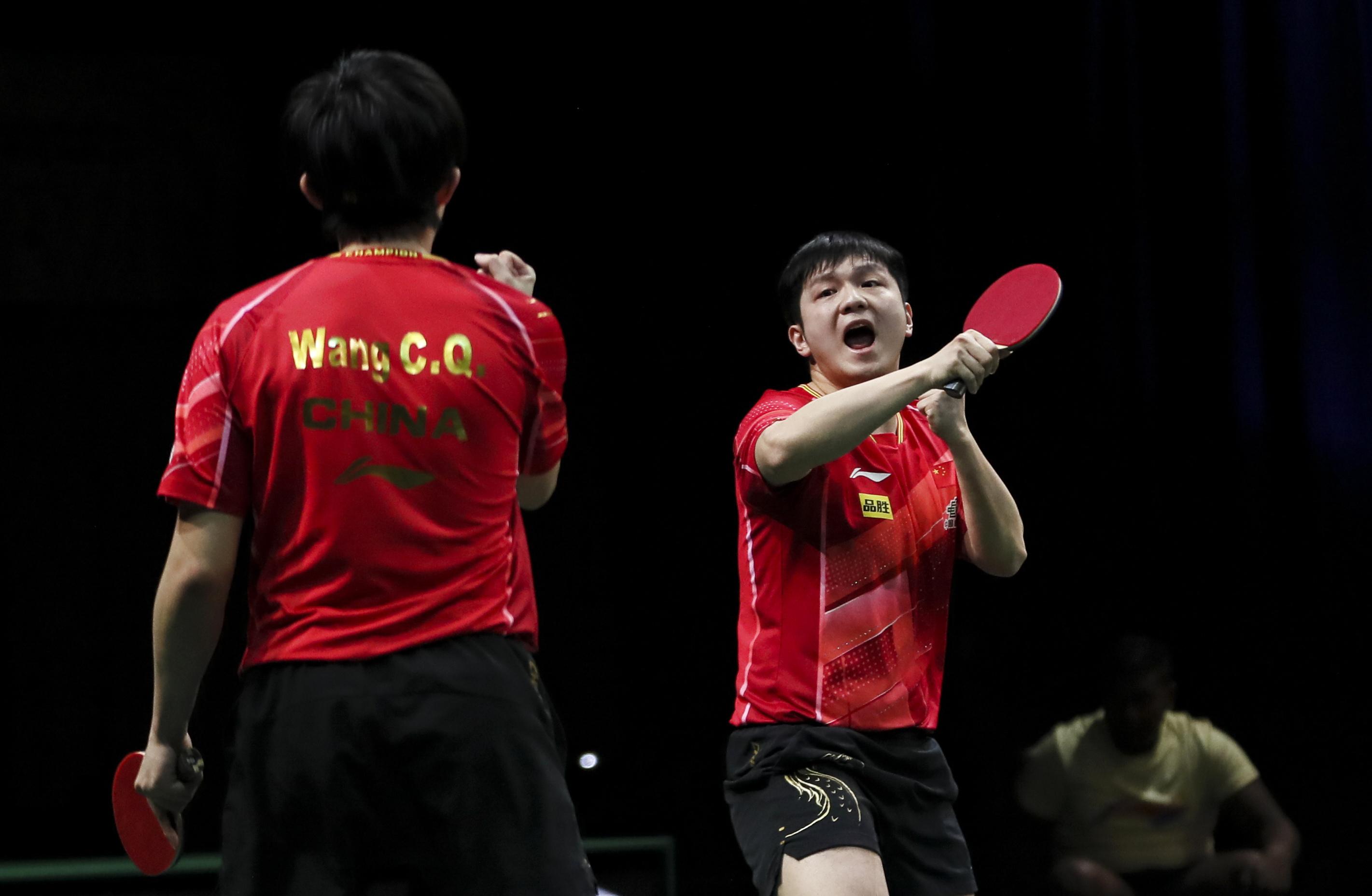 王楚钦樊振东夺男双冠军经典回放,王楚钦4比3胜樊振东夺高冠