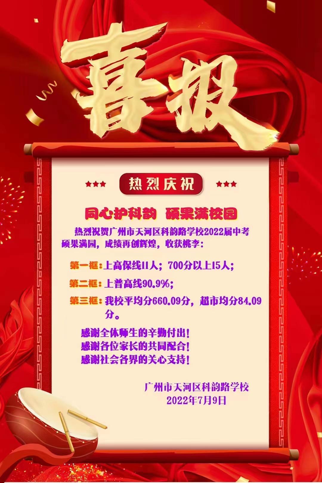 广外实验中考成绩,广州市广外中考成绩