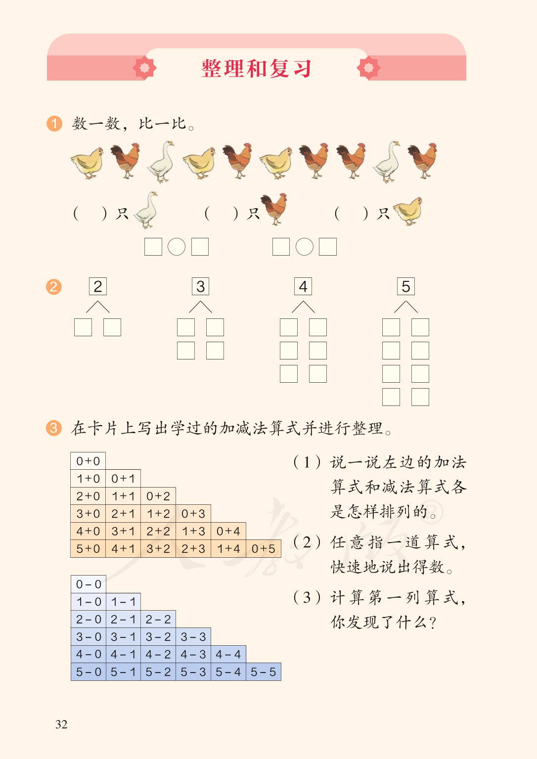 广东小学一年级数学上册课本,北师大版一年级数学上册课本