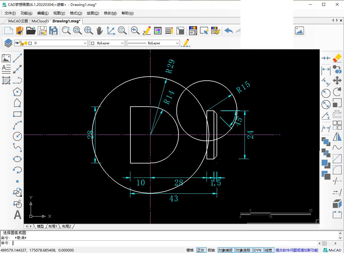 cad平面螺旋线绘制教程,cad圆形指示线怎么画