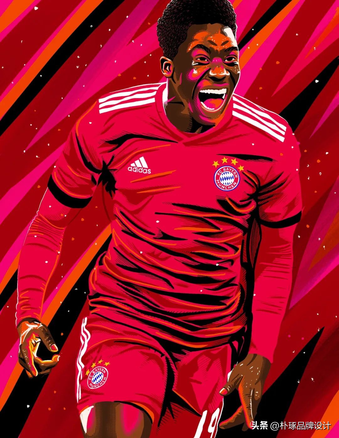 足球运动员手绘图,足球运动员海报设计
