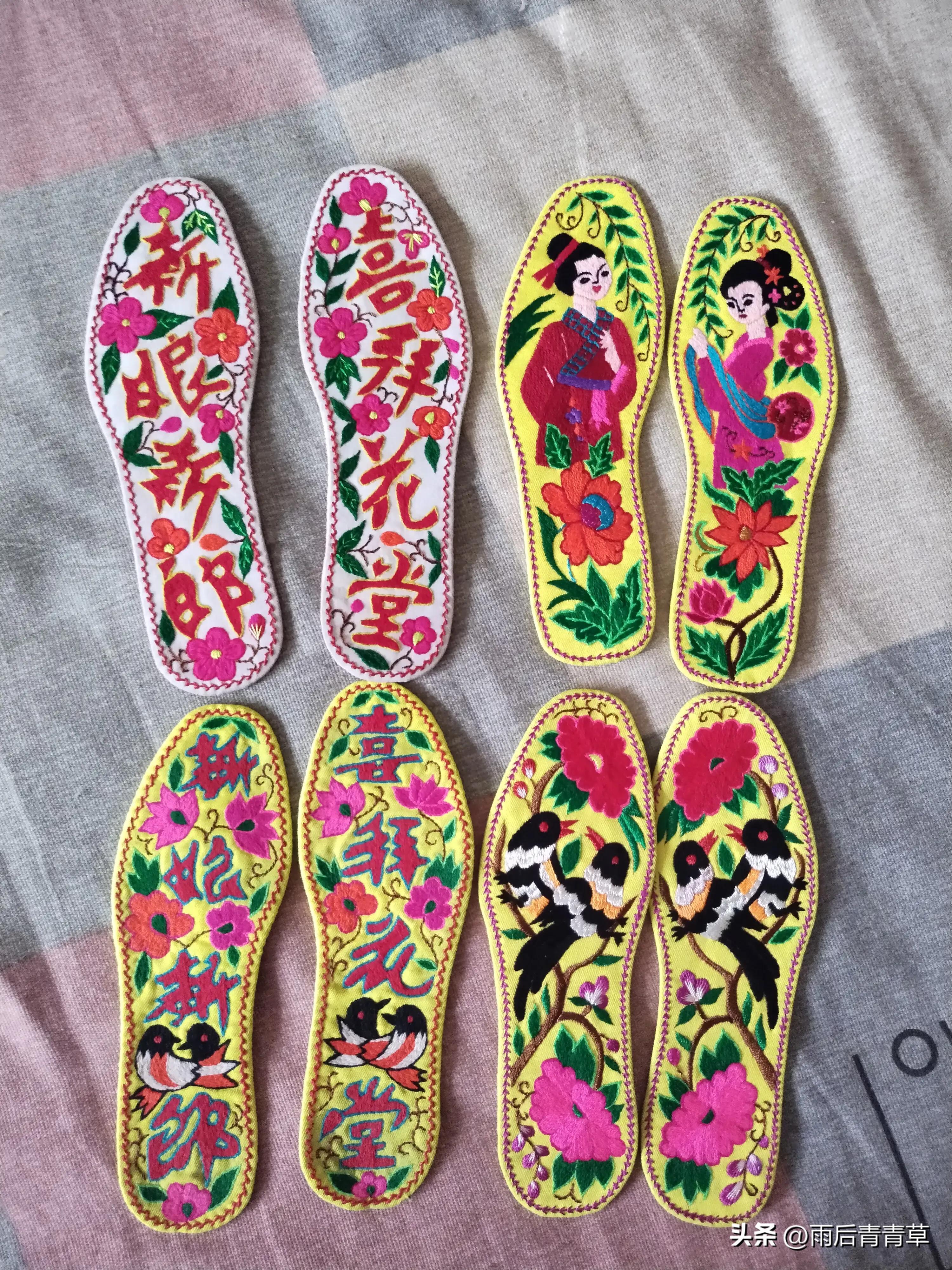 妈妈牌鞋垫,田妈妈手工鞋垫荷花