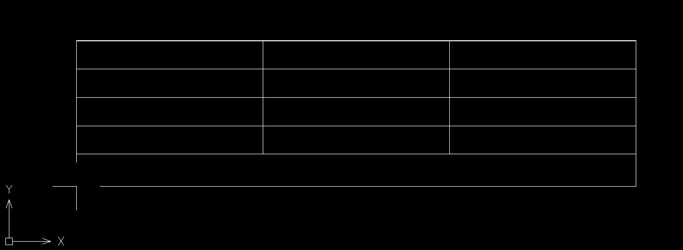 cad绘图时怎么使用xl命令,cad绘图表格设置长度