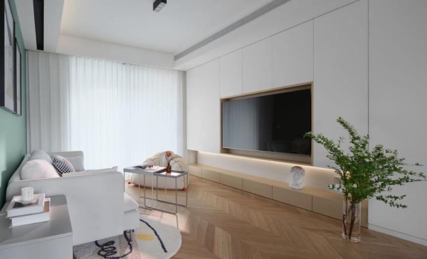 为热爱烘焙的女主人，打造对称大厨房，用清新绿色装点空间