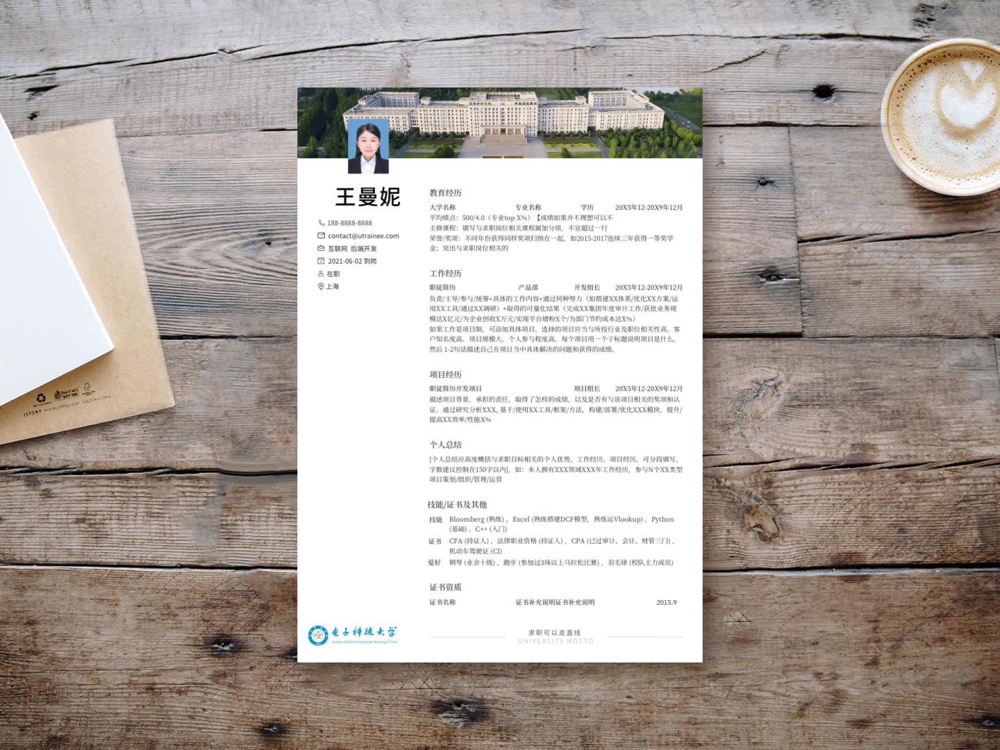 it大学生求职简历模板下载,大学生电气工程简历模板下载大全