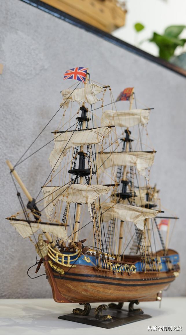 郑和西洋船模型,郑和宝船船模