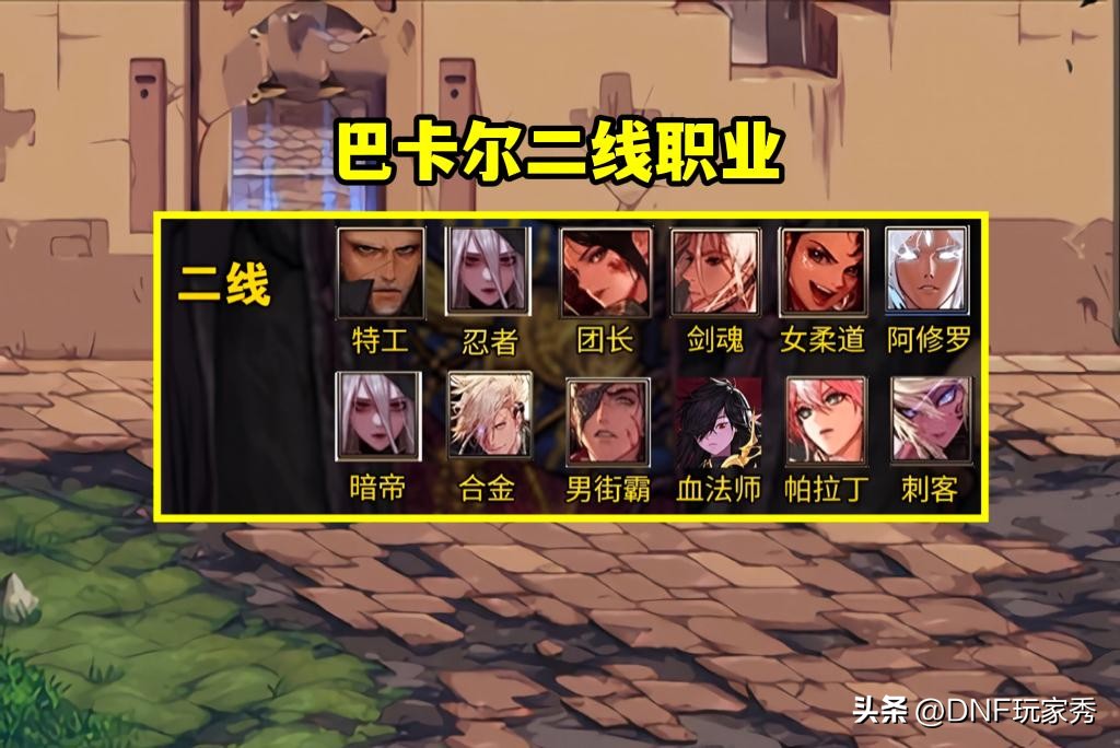 鬼泣巴卡尔版本下水道,巴卡尔幻神职业排行榜一览