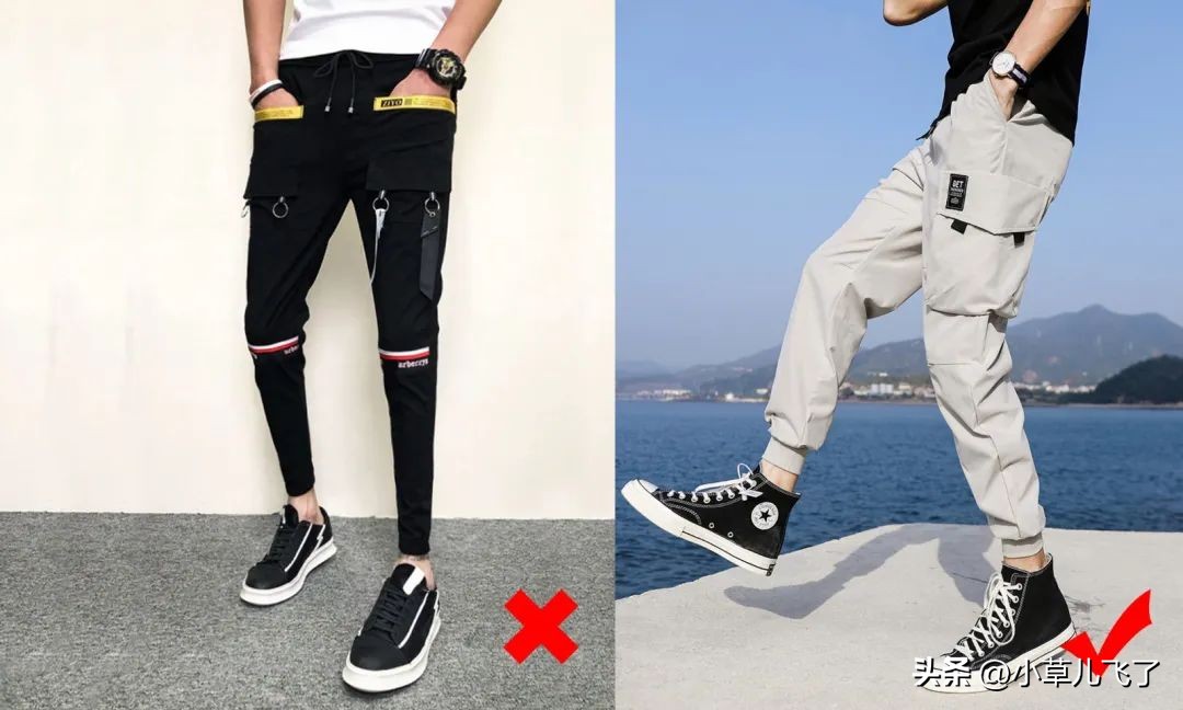 小个子男生怎么选裤子显高,矮个子男生穿哪种裤子好看