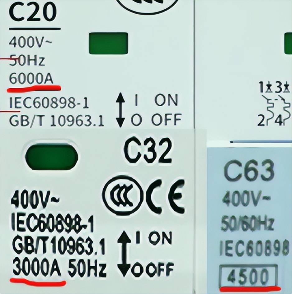 空气开关上面的符号代表什么,空气开关的符号代表什么意思
