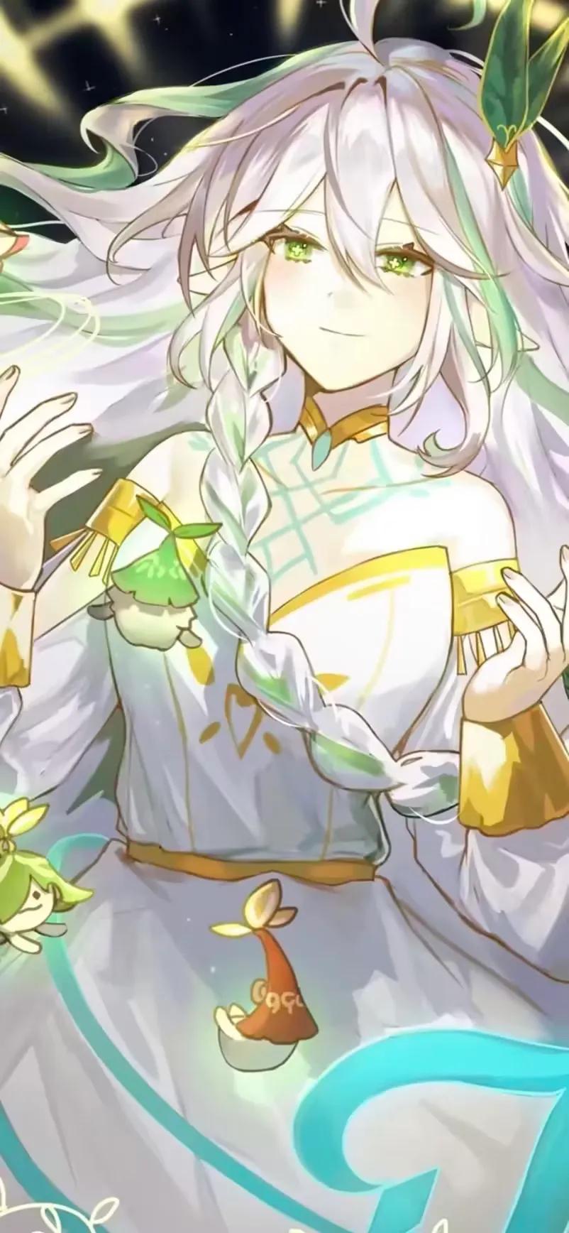 红衣佳人动漫壁纸,二次元壁纸之绿衣佳人