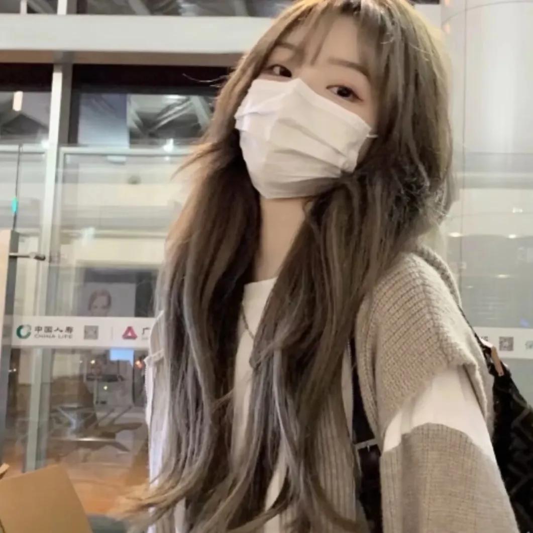 口罩女头小众好看,很火口罩女头