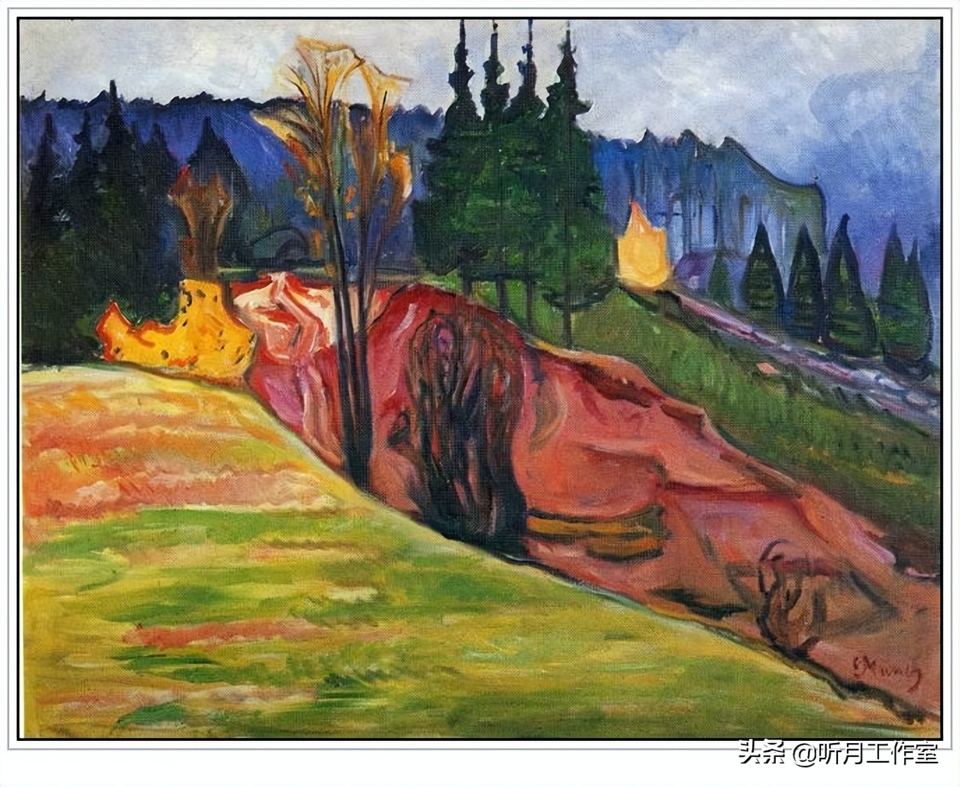 挪威艺术家爱德华·蒙克,挪威表现主义画家爱德华·蒙克