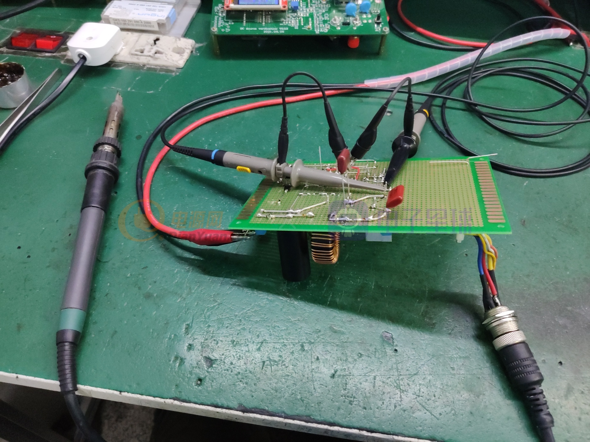 自制无铅焊台,自制150瓦半桥高频焊台