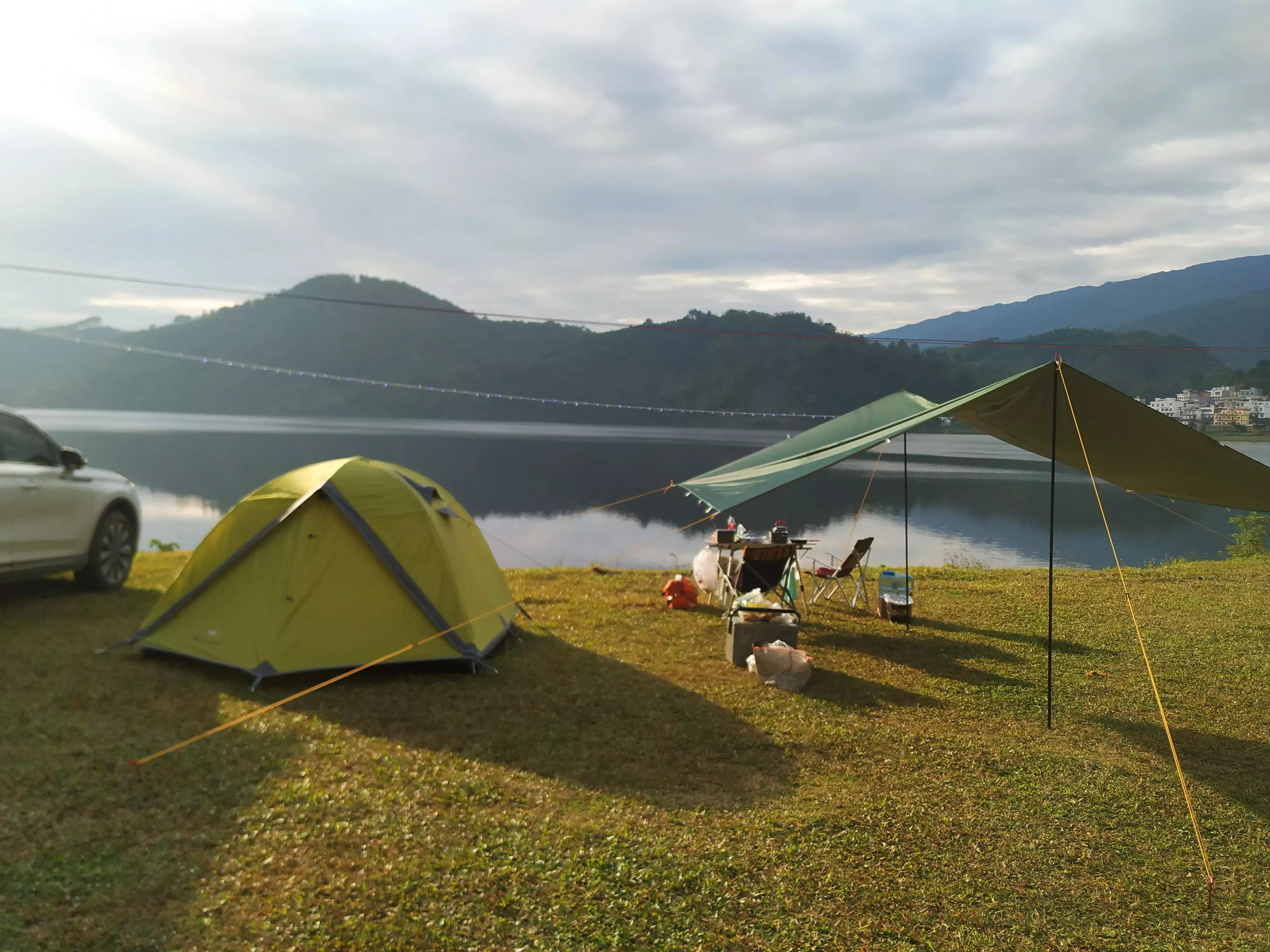 太阳呢？在我煎锅里！——南宁市上林县东敢水库露营