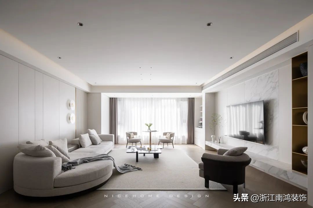 沙发不靠墙怎么摆放好看,客厅餐厅一体沙发不靠墙怎么设计