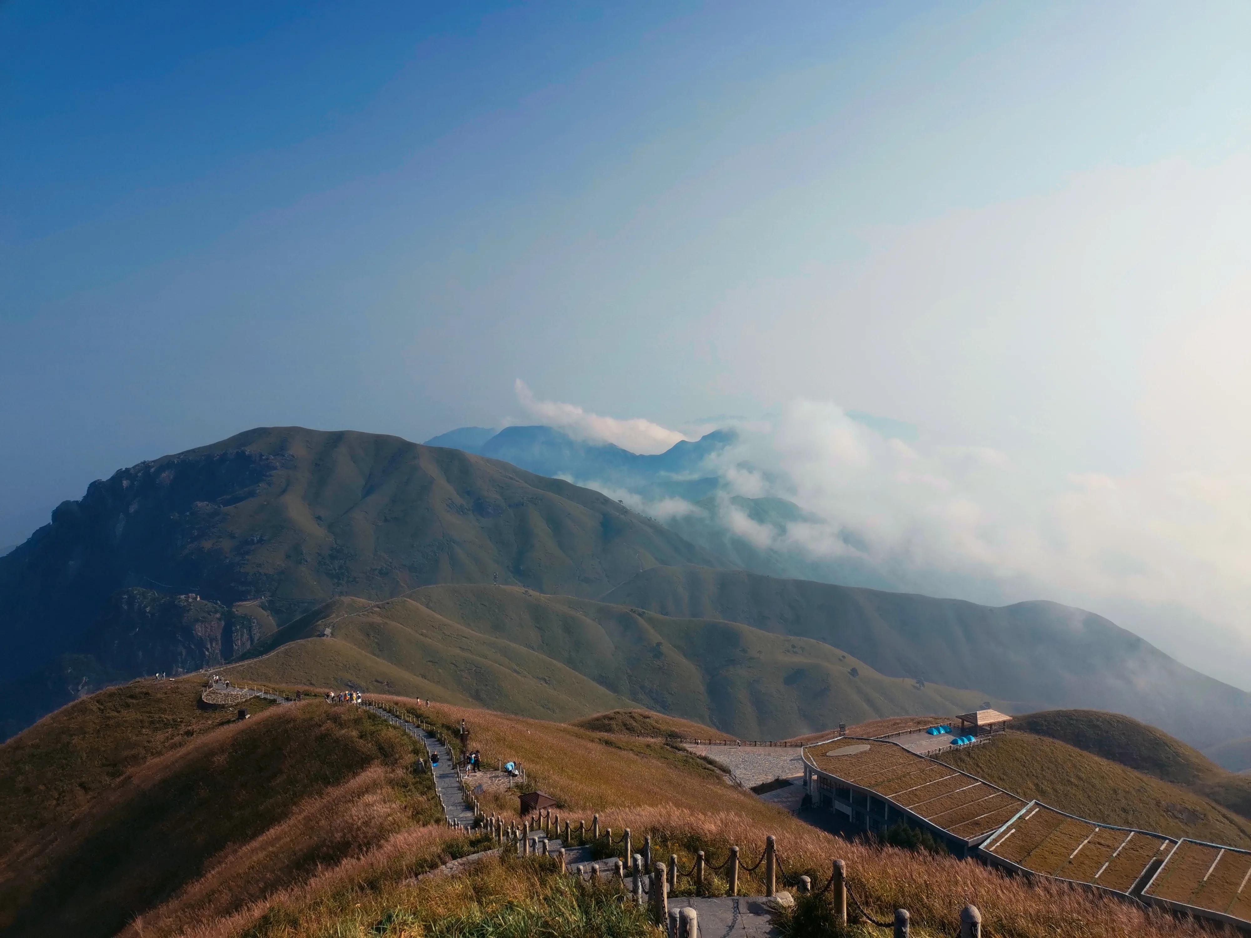 云端漫步武功山,武功山云端
