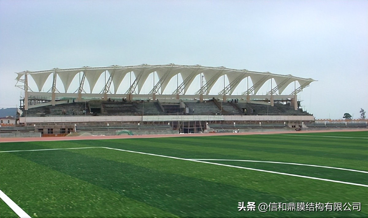膜结构景观体育看台制作,新疆体育场膜结构设计