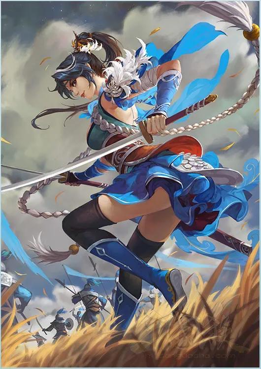 三国杀王异武将厉害吗,三国杀界王异美图