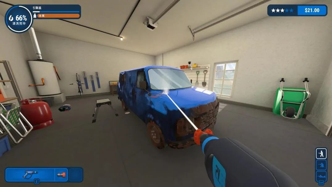 高压水枪强迫症解压视频,小游戏高压水枪