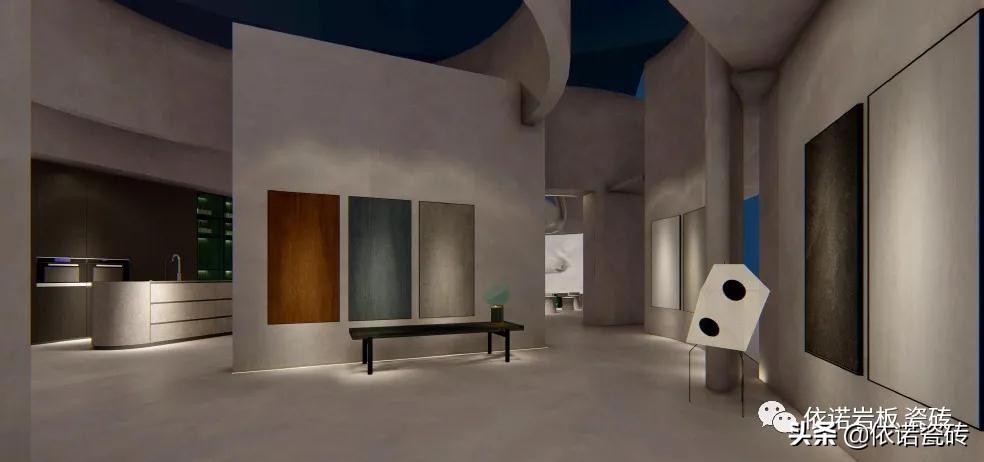 依诺岩板高端设计,依诺岩板莫奈绿