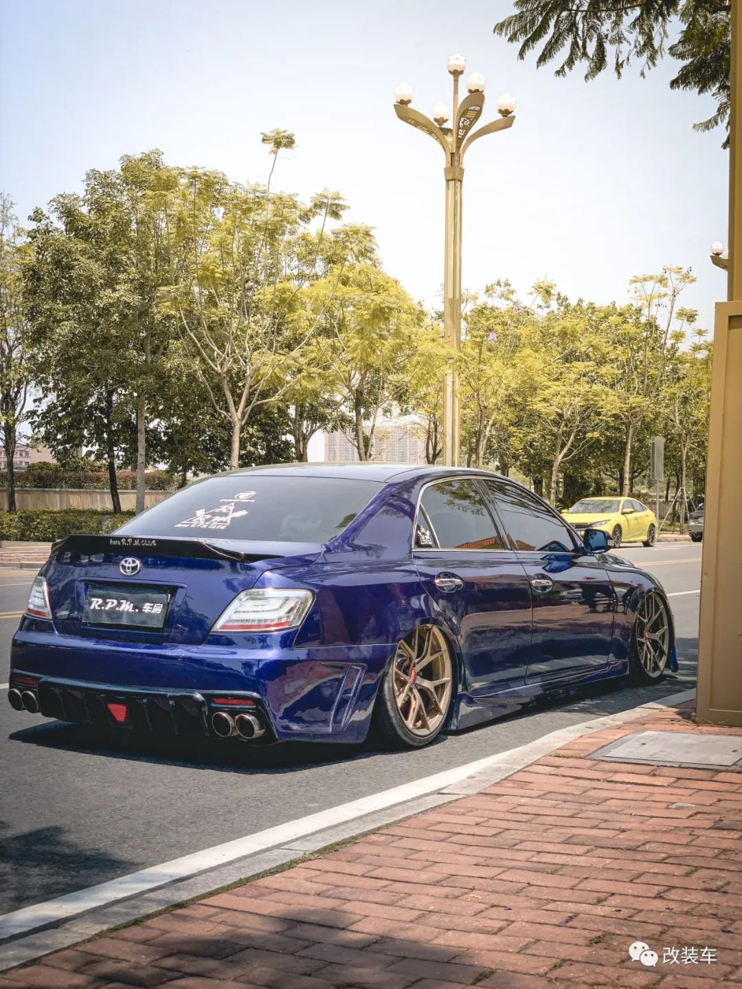 气动宽体丰田锐志,气动宽体姿态