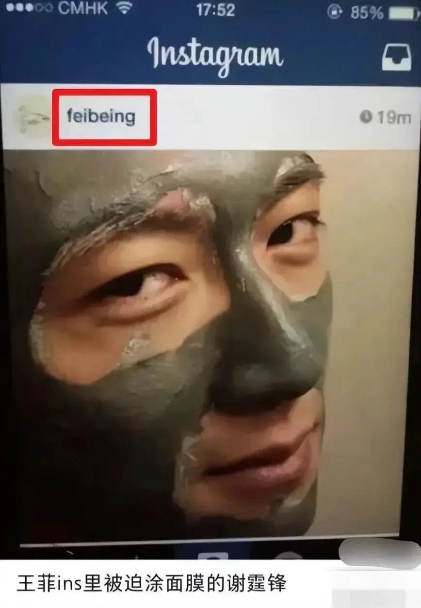 王菲晒与谢霆锋张柏芝敷面膜照,王菲谢霆锋再曝甜蜜照