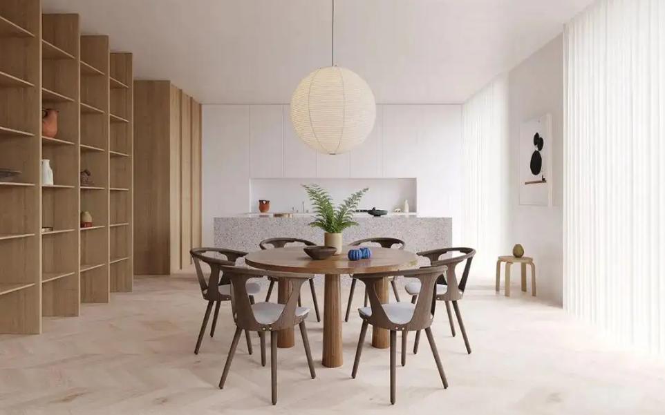 木元素的室内设计图,室内设计木作放样