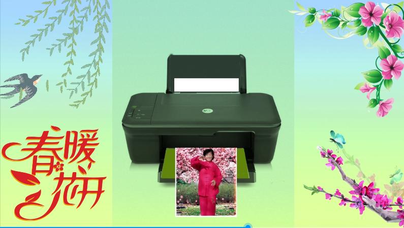 自己打印机打印老年人照片,彩色打印机做照片