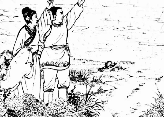 神话故事：女子投河自尽，老龟出手相救，老龟说：你丈夫还活着