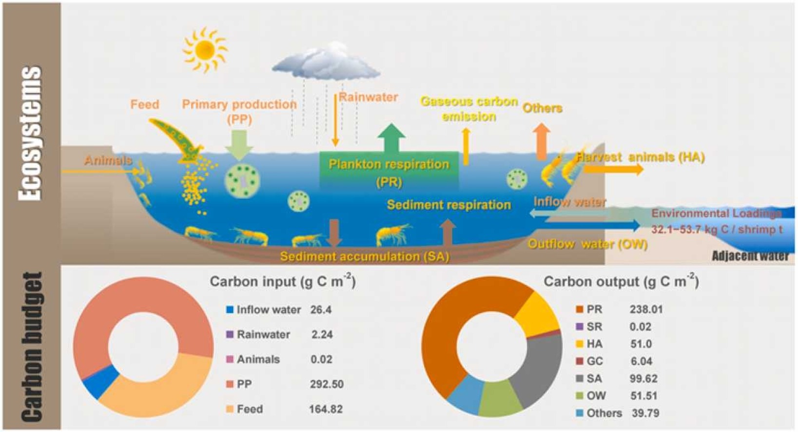 中国东南沿海土制养殖池塘养殖季节碳预算的研究