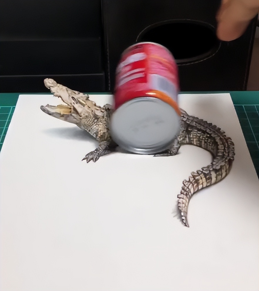 3D绘画牛人多厉害?画出真假难辨的“立体美女”,震惊500万网友