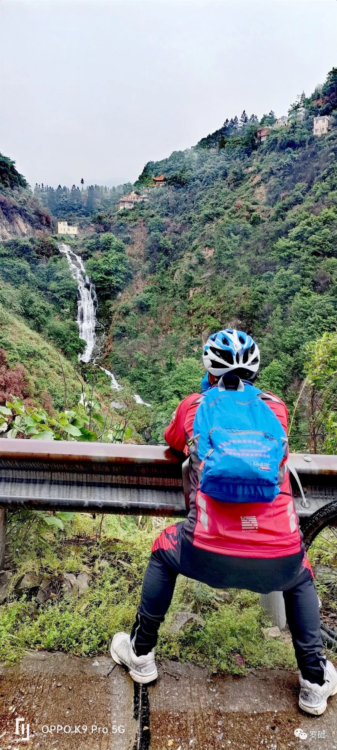 冒雨骑游资江小三峡·板竹山·望云寺观风景