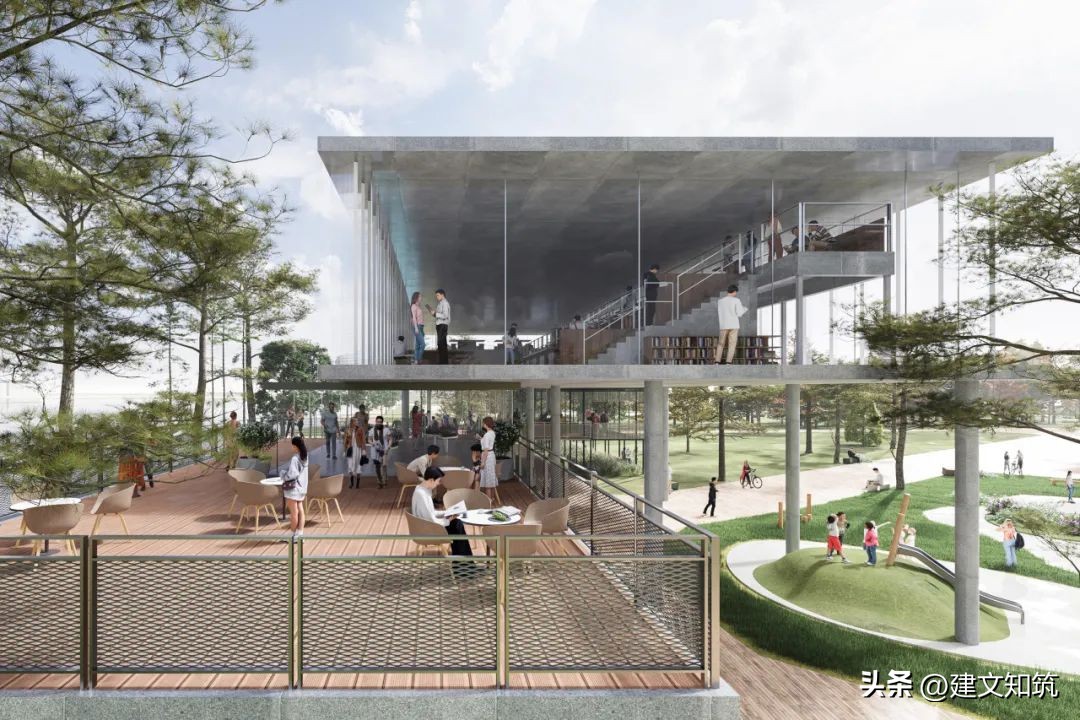 【荐筑】竞赛三等奖丨扬州小调：扬州三湾公园建筑设计/立木设计