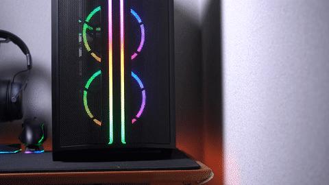 机箱玩游戏rgb风扇转但是不亮,机箱rgb转换argb