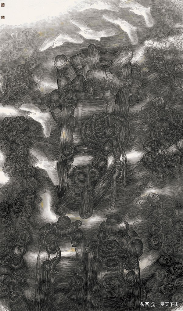 瑞兔迎春•著名画家丁原禄•向全国人民拜年